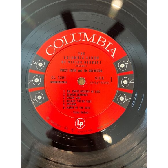 The Columbia Album Of Victor Herbert Vol. I Percy Faith Vinyl Record CL 1201 - Picture 4 of 5